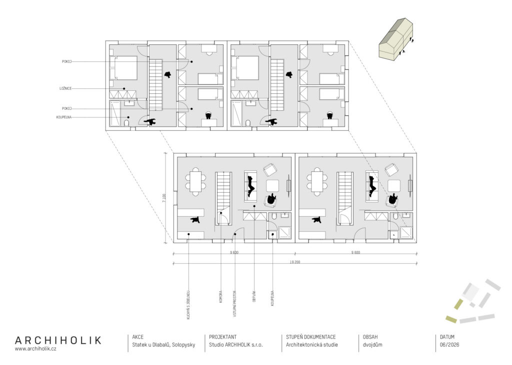Architektonická studie: Statek U Dlabalů