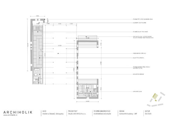 Architektonická studie: Statek U Dlabalů